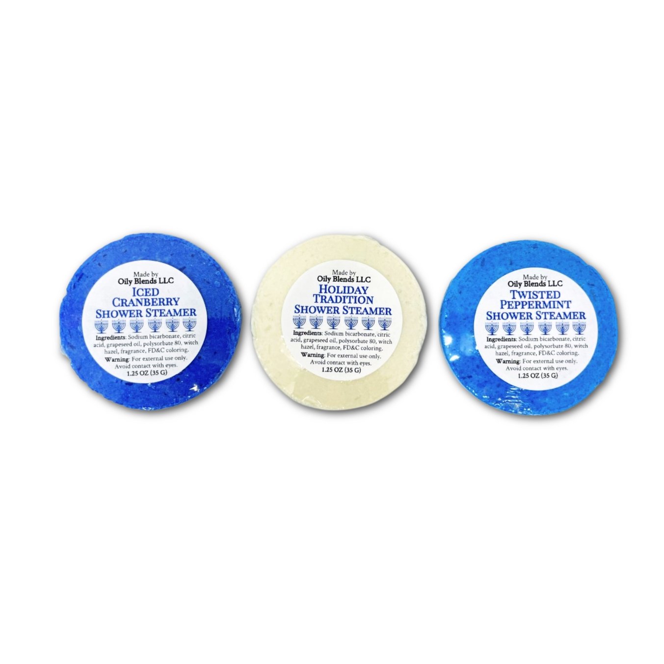 Hanukkah Shower Steamers - Oily BlendsHanukkah Shower Steamers