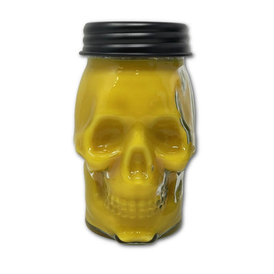 Mardi Gras Skull Candles in Specialty Jar with Glitter - Oily BlendsMardi Gras Skull Candles in Specialty Jar with Glitter